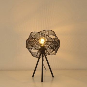 Настільна лампа 1xE27/40W/230V чорний