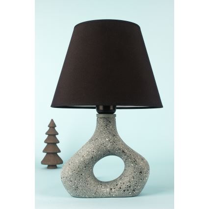 Настільна лампа 1xE27/40W/230V чорний/зелений