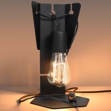 Настільна лампа ARBY 1xE27/60W/230V чорний