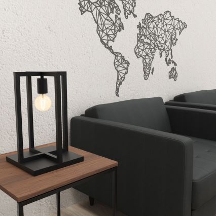 Настільна лампа ARNOLD 1xE27/60W/230V чорний