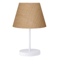 Настільна лампа AYD 1xE27/40W/230V коричнева/біла