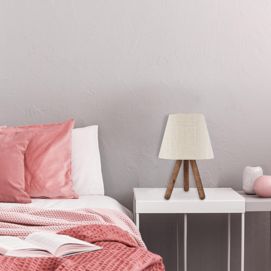 Настільна лампа AYD 1xE27/60W/230V бежева