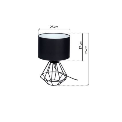 Настільна лампа COLIN 1xE27/60W/230V