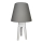 Настільна лампа CONE 1xE27/60W/230V білий/сірий