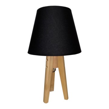 Настільна лампа CONE 1xE27/60W/230V сосна чорний
