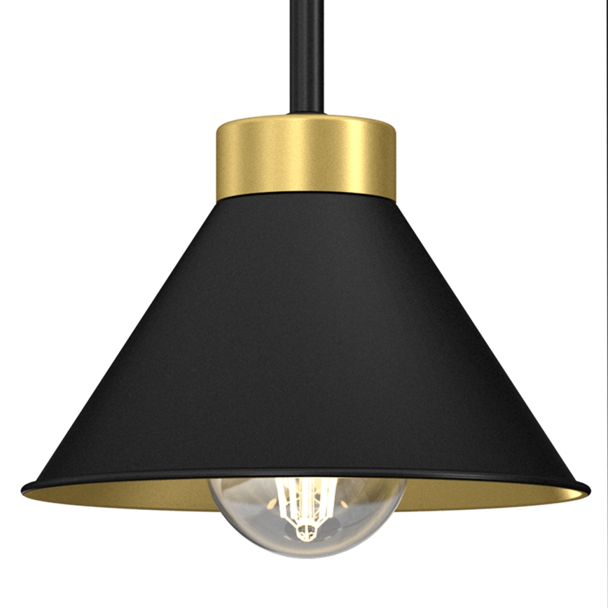 Настільна лампа DEMET 1xE27/15W/230V чорний/золотий