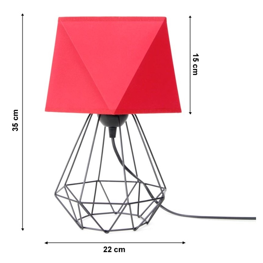 Настільна лампа DIAMENT 1xE27/60W/230V