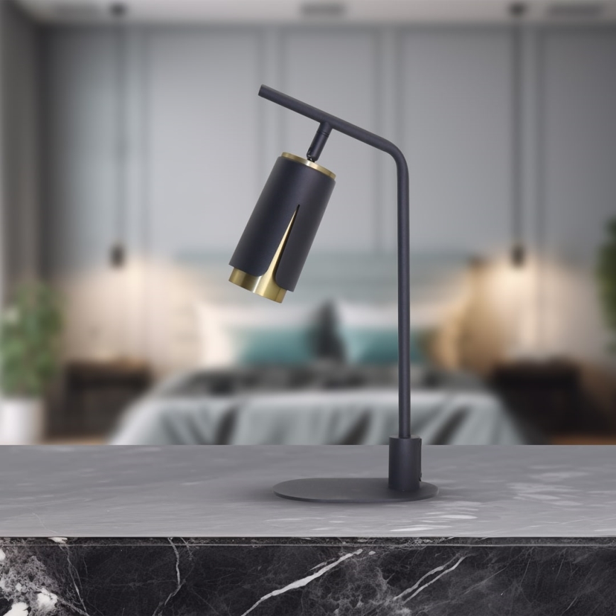 Настільна лампа FLOWER 1xGU10/8W/230V чорний