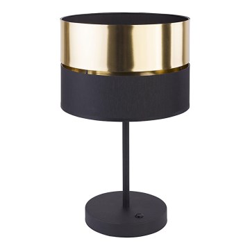 Настільна лампа HILTON 1xE27/25W/230V латунь/чорний