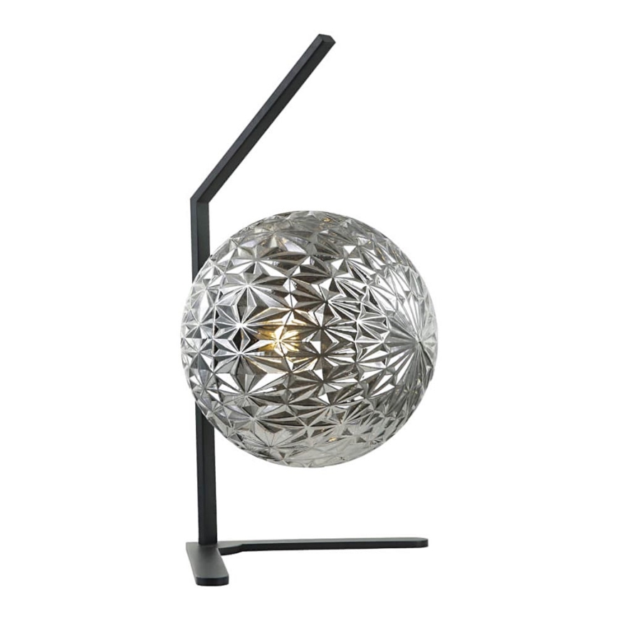 Настільна лампа JUNO 1xE27/7W/230V сірий/чорний