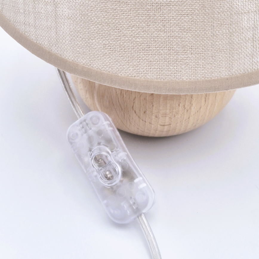 Настільна лампа JUTA 1xE27/60W/230V бук