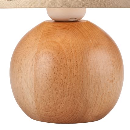 Настільна лампа JUTA 1xE27/60W/230V бук