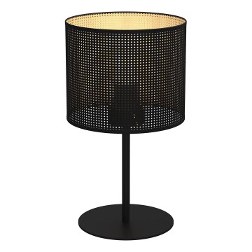 Настільна лампа LOFT SHADE 1xE27/60W/230V діаметр 18 см чорний/золотий
