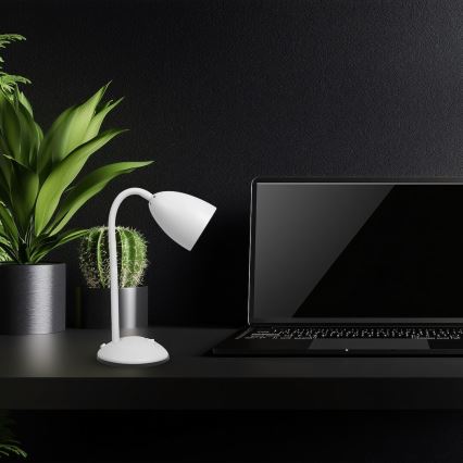 Настільна лампа LOGIC 1xE27/60W/230V білий