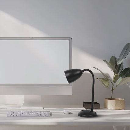 Настільна лампа LOGIC 1xE27/60W/230V чорний