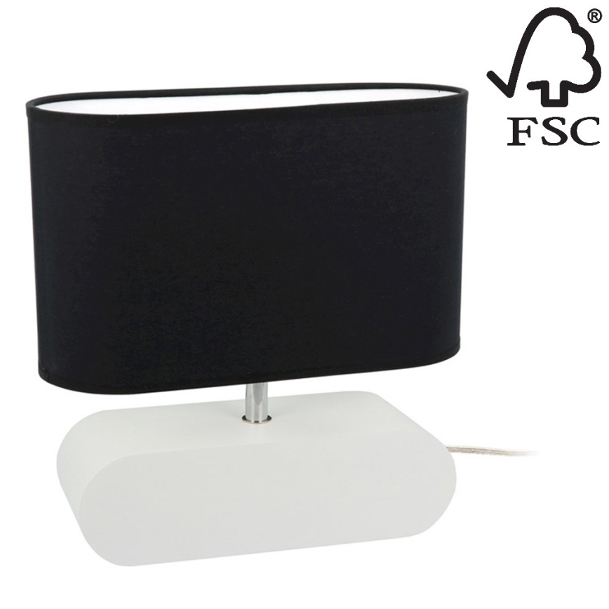 Настільна лампа MARINNA 1xE27/25W/230V бук – сертифіковано FSC