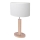 Настільна лампа MERCEDES 1xE27/40W/230V 46 см біла/дуб