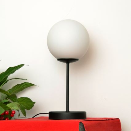 Настільна лампа MOON 1xE27/15W/230V чорний