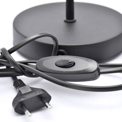 Настільна лампа MOON 1xE27/15W/230V чорний