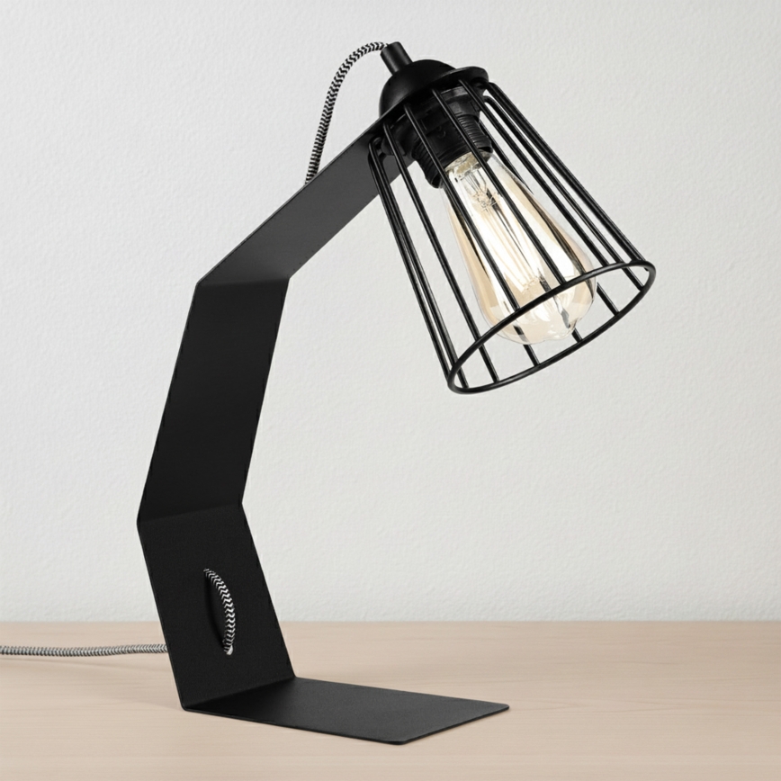 Настільна лампа NANDO 1xE27/15W/230V чорна
