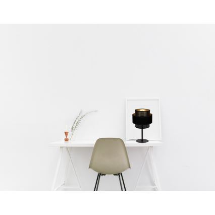 Настільна лампа NESS 1xE27/60W/230V чорний