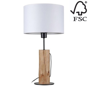 Настільна лампа PINO 1xE27/40W/230V сосна – сертифіковано FSC