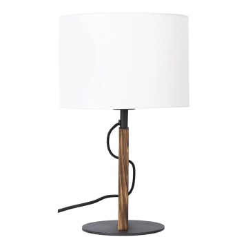 Настільна лампа PINUS 1xE27/40W/230V білий/дерево