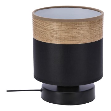 Настільна лампа PORTO 1xE27/60W/230V чорний/коричневий