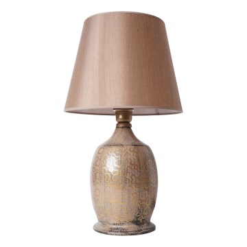 Настільна лампа RAMZES 1xE27/40W/230V коричнева