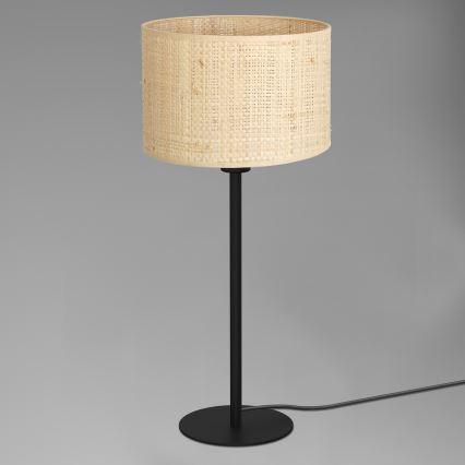 Настільна лампа RATTAN 1xE27/60W/230V діаметр 25 см ротанґ