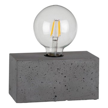 Настільна лампа STRONG DOUBLE 1xE27/25W/230V бетон – сертифіковано FSC