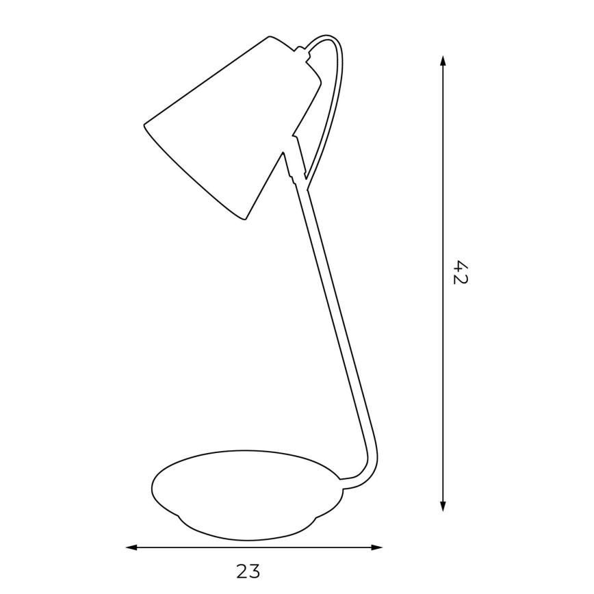 Настільна лампа TABLE LAMPS 1xE27/60W/230V