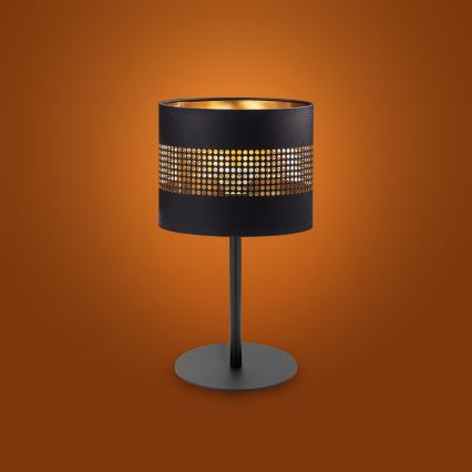 Настільна лампа TAGO 1xE27/15W/230V чорний/золотий