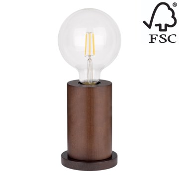 Настільна лампа TASSE 1xE27/25W/230V бук – сертифіковано FSC