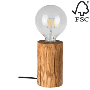 Настільна лампа TRABO 1xE27/25W/230V сосна – сертифіковано FSC