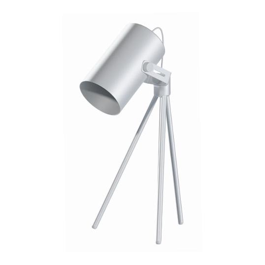 Настільна лампа TUBA 1xE27/24W/230V білий