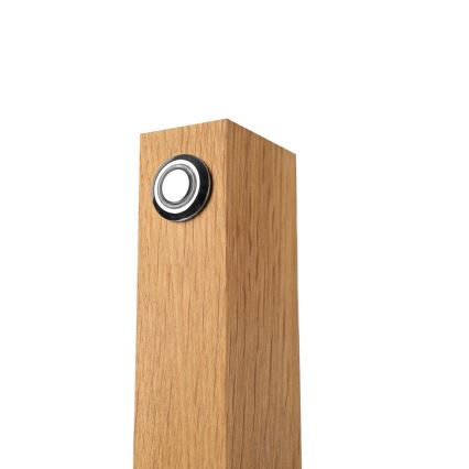 Настільна лампа VERDE LED/10W/230V 3000K дуб/чорна