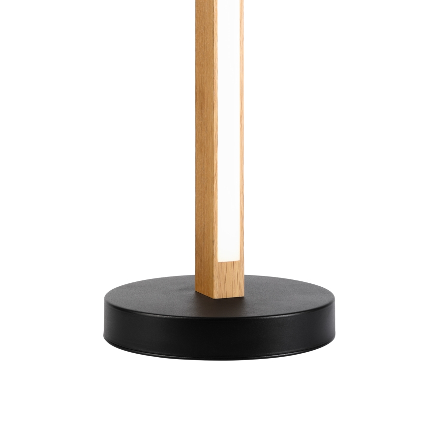 Настільна лампа VERDE LED/10W/230V 3000K дуб/чорна