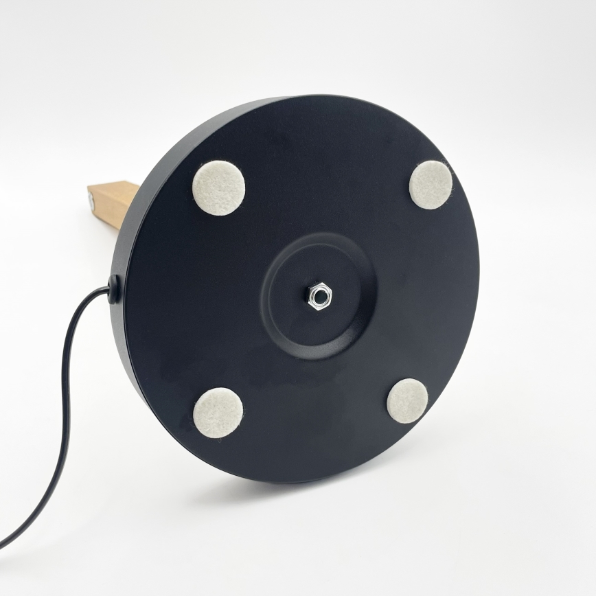 Настільна лампа VERDE LED/10W/230V 3000K дуб/чорна