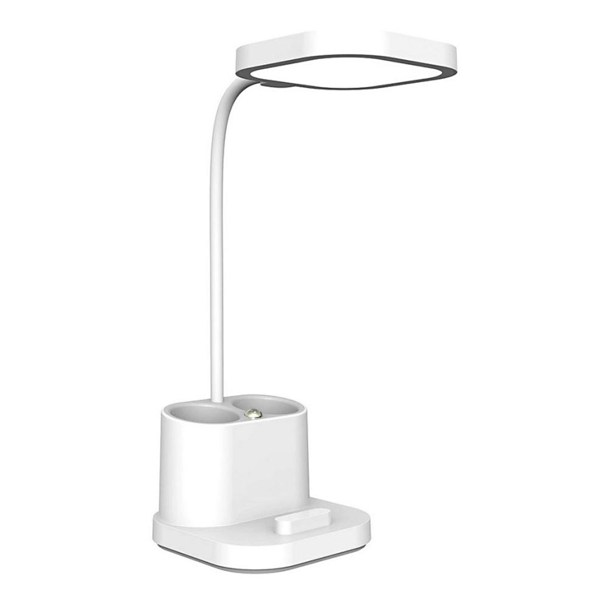 Настільна LED лампа акумуляторна з тримачем та павербанком LED/5W/5V 2400mAh