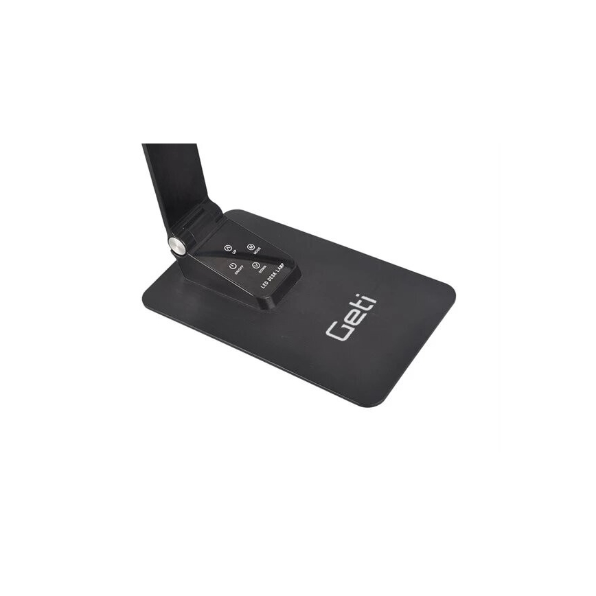 Настільна лампа з LED, регульованою яскравістю, з USB LED/7W/230V 3000K/4000K/5500K чорна