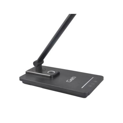 Світлодіодна регульована настільна лампа з USB LED/9W/230V 3000K/4000K/5500K чорна