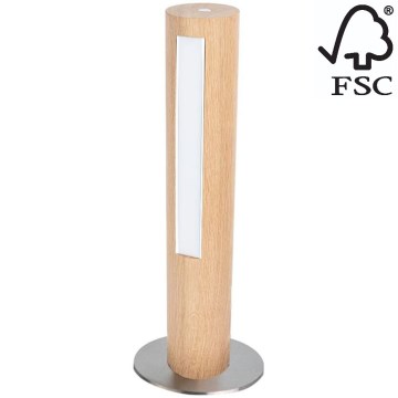 Настільна LED лампа з регулюванням яскравості CONOR LED/9W/230V дуб – FSC сертифіковано