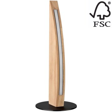 Настільна LED лампа з регулюванням яскравості DUBAI LED/4W/230V дуб – FSC сертифіковано