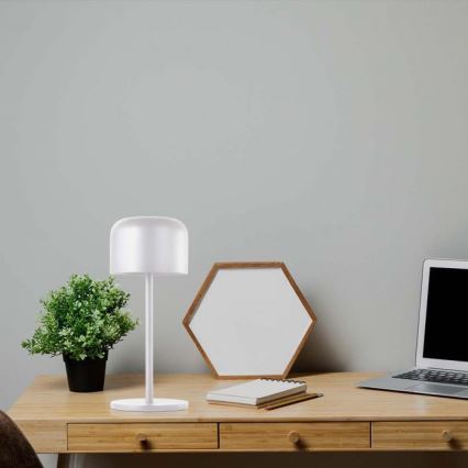 LED Сенсорна настільна акумуляторна лампа з регулюванням яскравості LED/1,5W/5V 2700-5700K IP54 2200 mAh білий