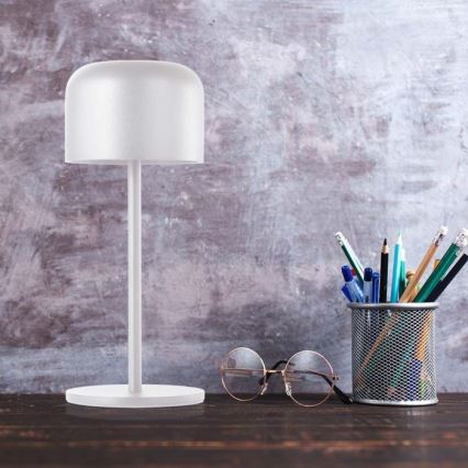 LED Сенсорна настільна акумуляторна лампа з регулюванням яскравості LED/1,5W/5V 2700-5700K IP54 2200 mAh білий