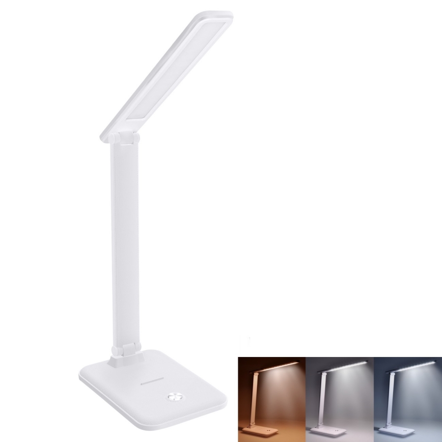 Настільна LED лампа з регулюванням яскравості LED/10W/230V 3000/4500/6000K білий