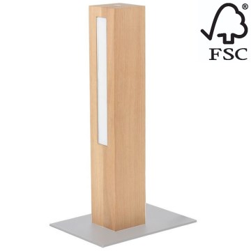 Настільна LED лампа з регулюванням яскравості LEON LED/9W/230V дуб – FSC сертифіковано