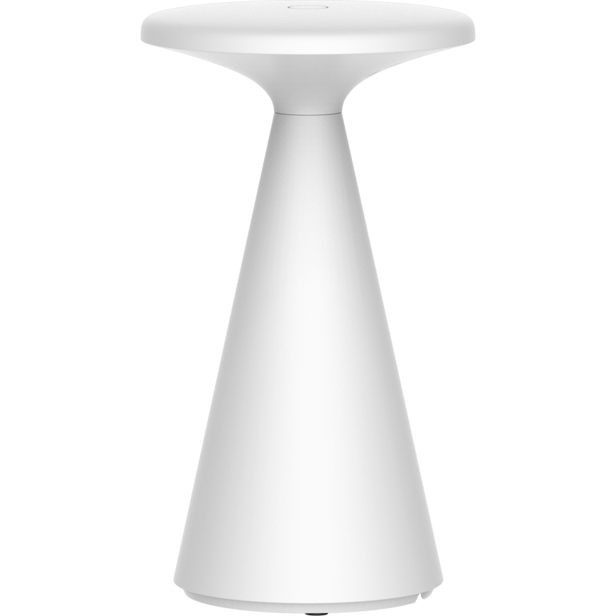 LED Сенсорна вулична настільна лампа з регулюванням яскравості PAROS LED/1,8W/5V USB 1800 mAh IP44 білий