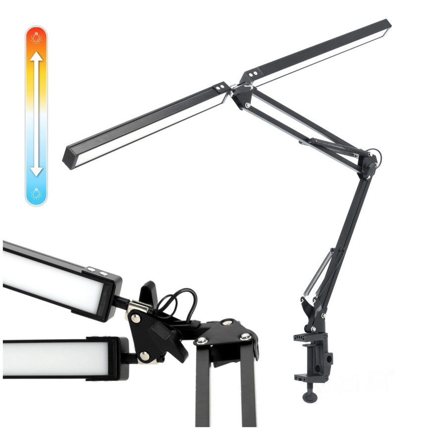 Настільна LED лампа з регулюванням яскравості TENUIX DUO 2xLED/14W/230V 3000-6000K